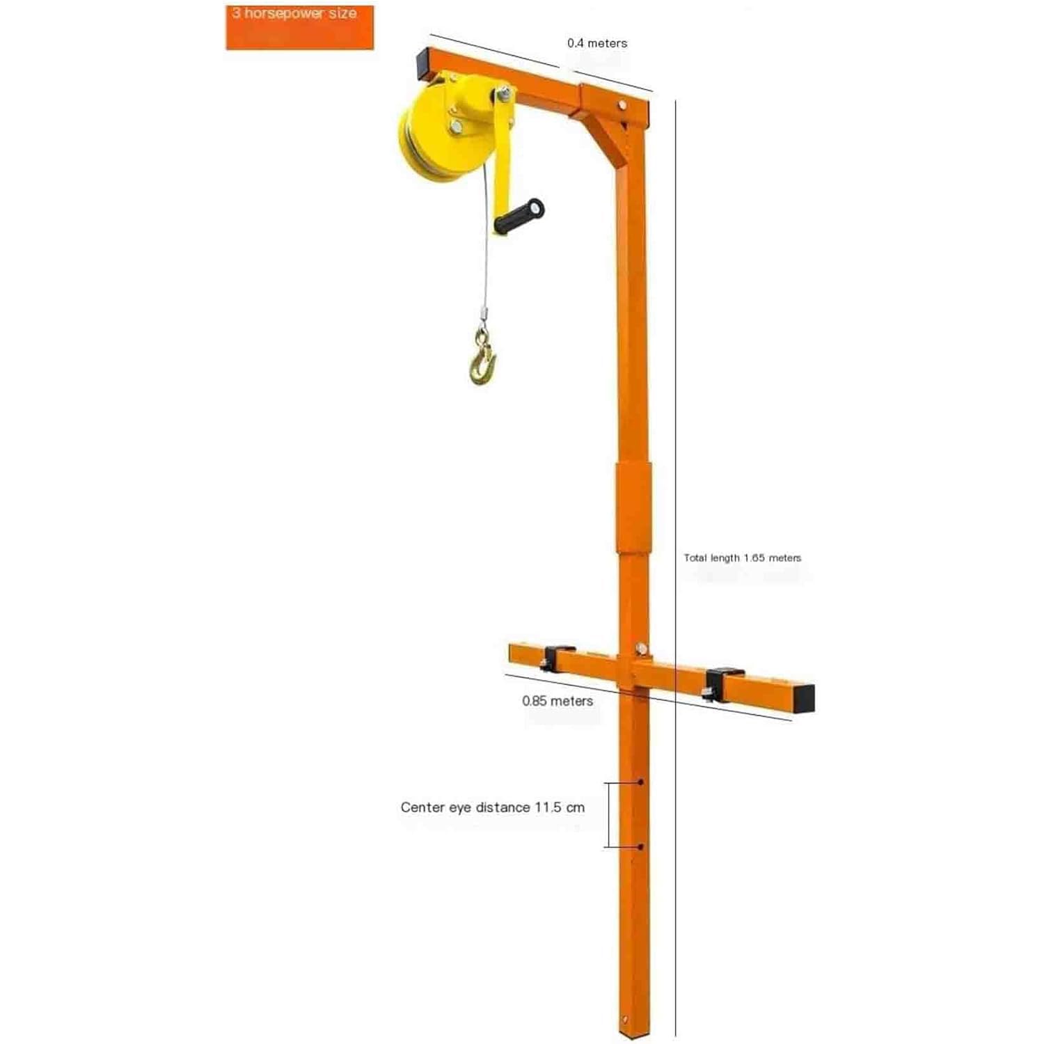 Heavy Duty AC Lifting Tool 150kg Pojemność wciągnika ze stali nierdzewnej z wyciągiem ręcznym do instalacji jednostki zewnętrznej Przenośny łatwy montaż Profesjonalny stopień Bezpieczeństwa i wydajnoś