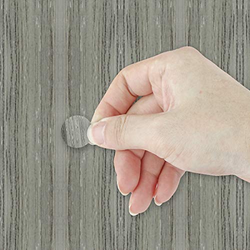 Image of uxcell Furniture Desk Table Self-Adhesive Screw Hole Covers Stickers 54 in 1 Gray