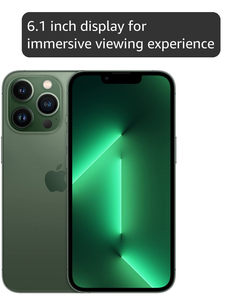 Apple iPhone 13 Pro, 256GB, Alpine Green - (Renewed): Amazon.co.uk