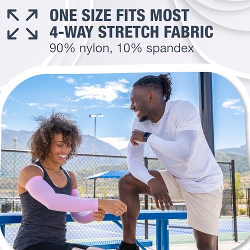 Image of SportsTrail Cooling Arm Sleeves for Men & Women - Breathable, UV Sun Protection, Sports Arm Sleeves for Women, Men & Youth