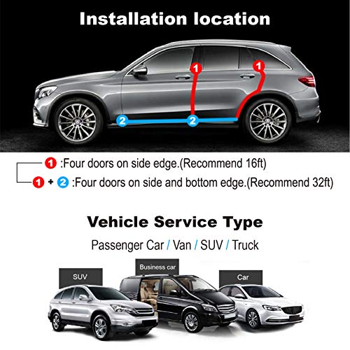 Image of Car Door Edge Guards Clear, 32Ft Rubber Seal Protector U Shape Edge Trim Car Door Edge Protection Fit for Most Car