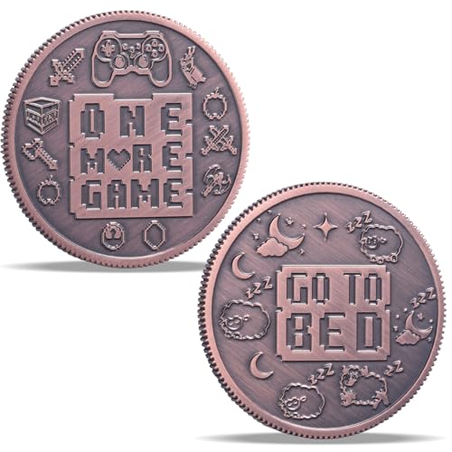 Ultimate Gamer Gift for Men - Double Sided Decision Maker Coin for Boyfriend, Husband & Gamers | Stress-Relieving Gaming Accessories for Birthday, Christmas & Valentines Day, Gamer Stocking Stuffer