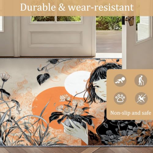 Alfombra de entrada beige lavable para solucionar suciedad y manchas 5