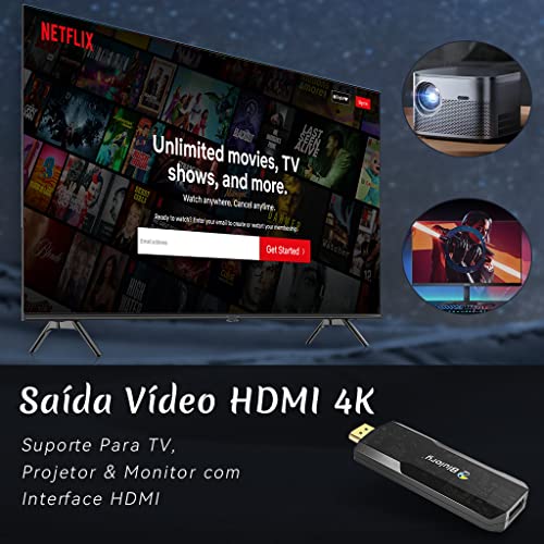 4K TV Inteligente Stick Classic Game Console Game Stick Classic Retro Games 2.4G Controlador sem fio