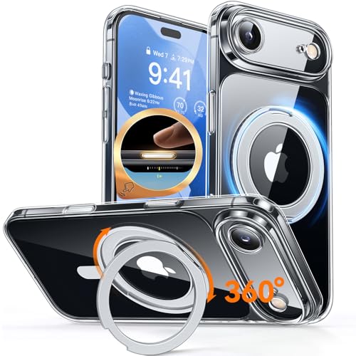 Coque Magnétique iPhone Air 6,5 Pouces avec Support 360 pour Visionnage Mains Libres Facile