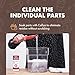 Urnex Cafiza Professional Espresso Machine Cleaning Powder 566 Grams - 3 Pack