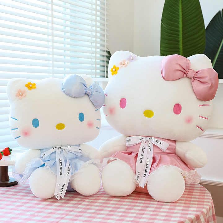 Image of Tinytotem Ultra-Cute Multicolor Kitty Super Soft Plush Toy - 35cm Adorable Cat Design with Fluffy Fur, Huggable Comfort, and Vibrant Colors for Kids, Collectors, and Gifting (Pack of 1)