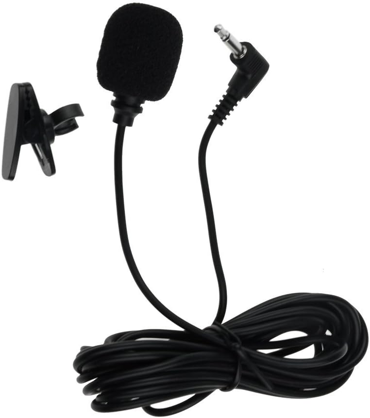 3.5mm External Microphone Assembly Mic Car Bluetooth Microphone Mic Assembly for Car Navigation Vehicle Head Enabled Stereo Radio GPS DVD