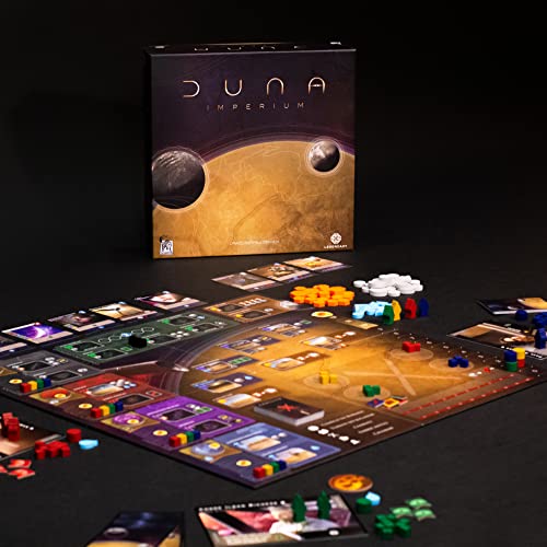 Galápagos Jogos Duna: Imperium, Jogo de Tabuleiro para Amigos, 1 a 4 jogadores, 60-120 min, Modelo:
