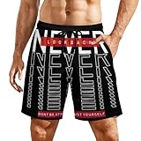 Taille élastique : Les shorts de bain associent une taille élastique à un cordon de serrage réglable pour un ajustement parfait. La taille ajustable et flexible vous permet de profiter pleinement de vos vacances ou de votre séance de sport.