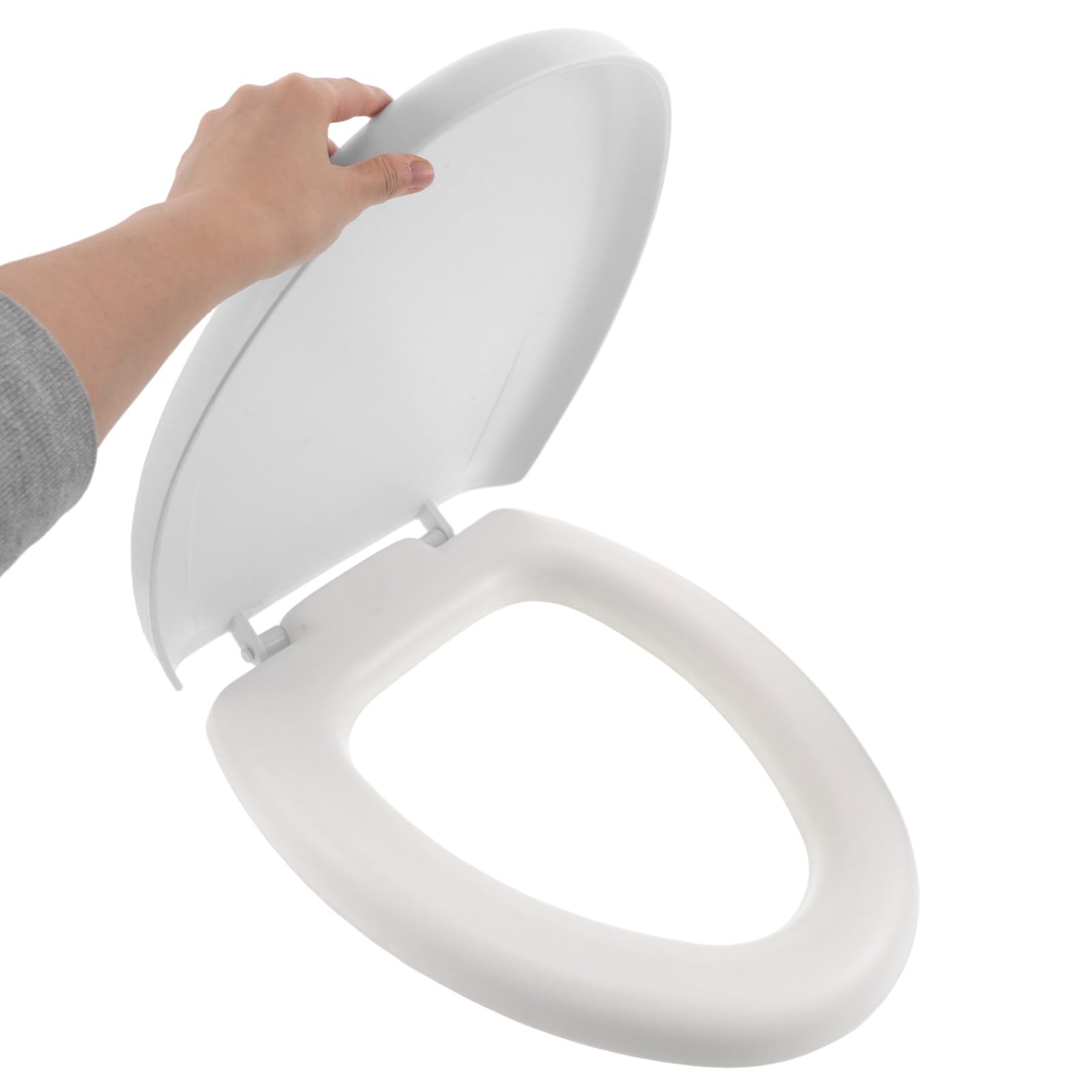 Asiento de Inodoro de Espuma Eva Acolchado y Grueso Cierre Suave y Fácil Instalación para Baño Familiar y Personas Mayores