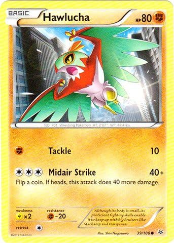 Pokemon - Hawlucha (39/108) - Cielos rugientes XY
