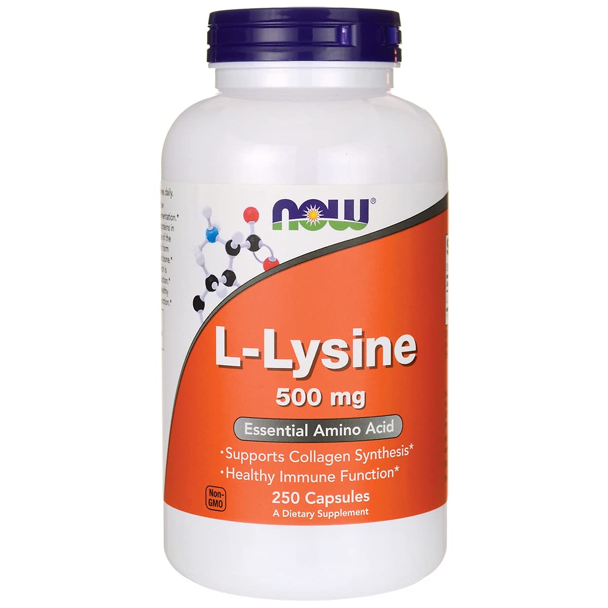 NOWFoods Lysine, 250 Caps, 500mg