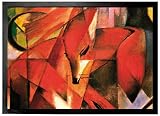1art1 Franz Marc Füchse, 1913 Fußmatte Innenbereich und Außenbereich | Design Türmatte 70x50 cm