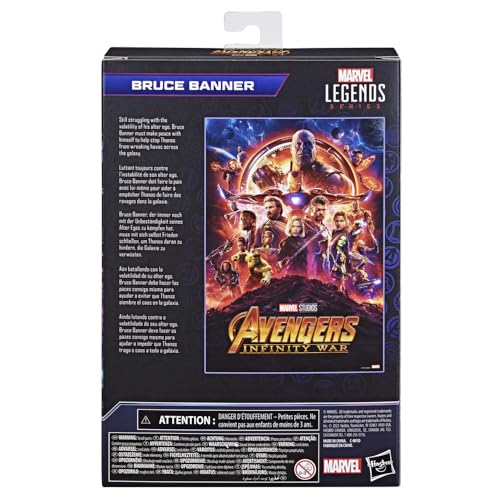 Marvel Hasbro Legends Series Bruce Banner, Avengers: Infinity War Collectible 6 Inch Action Figures, Legends Action Figures - Thumbnail 4