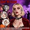 Fake Blood Halloween Makeup Kit - Realistic Washable Special Effects SFX Makeup Coagulated Blood + Dripping Blood+ Spray+ Sponges For Face Mouth Clothes Dress Up Stage Zombie Vampire Monster Cosplay #5