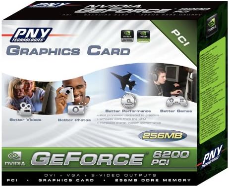 PNY GeForce 6200 256MB PCI Graphics Card VCG62256PPB