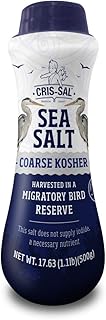 Sponsored Ad - Cris-Sal Gourmet Kosher Sea Salt, Coarse Diamond Crystal Full Flavor Natural Grain Salt, Great for Cooking,...