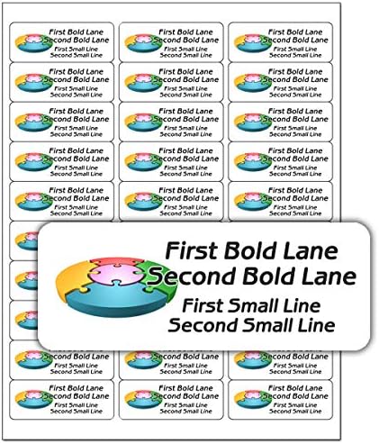Autism Awareness Personalized Return Address Mailing Shipping Labels, Gift Sticker, Business Card, Thank You Message, Web Site Advertising, Personal ...