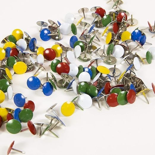 Nutts Stationery Utility Paper Craft Plus Push Pins and Stapler Pins Binder Clips Office and School Stationery Utility (PS-PIN07)