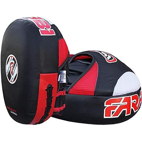 Farabi Sports Real Leather Boxing Mitts Cover