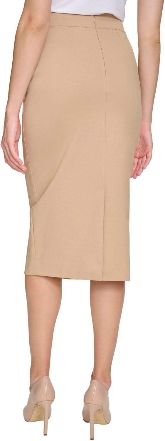 Tommy Hilfiger Womens Midi Ponte Skirt - Image 3