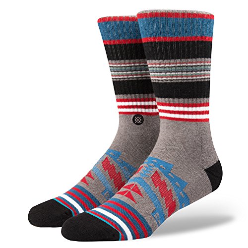 STANCE Men's Sparta Socks, Grey, Large