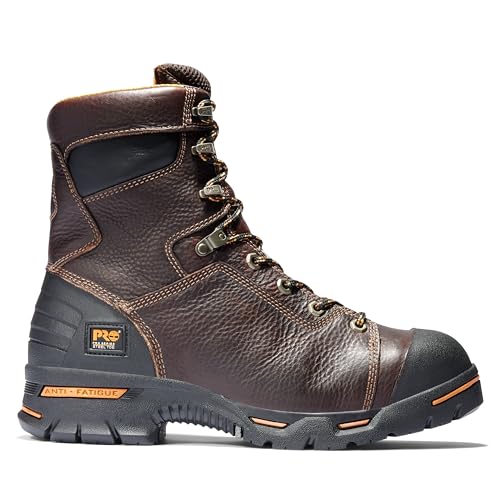 Timberland PRO Timberland PRO Men's Endurance 8 Inch Steel Safety Toe Puncture Resistant Industrial Work Boot, Briar Brown-2024 NEW, 10M