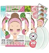 Under Eye Masks for Dark Circles and Puffiness- 20 PAIRS - Natural Korean Skin Care Green Tea, Al...