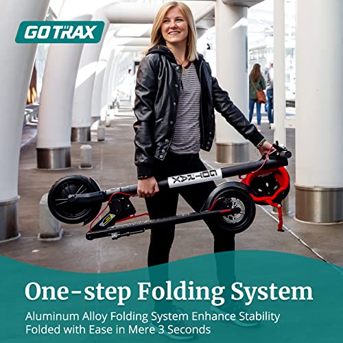 Gotrax Xr Ultra Electric Scooter, 8.5" Pneumatic Tire, Max 17 Mile And 15.5 Mph 300W Motor, Bright Headlight, Aluminum Alloy Frame And Cruise Control,Foldable Escooter For Adult (Black) #TOP4