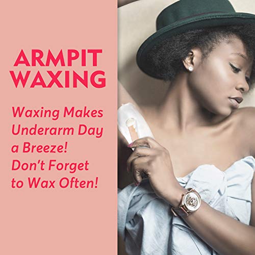 SYNCERITY Wax Warmer Hair Removal Waxing Kit for Women Men with 14.1oz Hard Wax Beads Eyebrows Legs Face Body Bikini Wax Kit with Pre and After Treatment