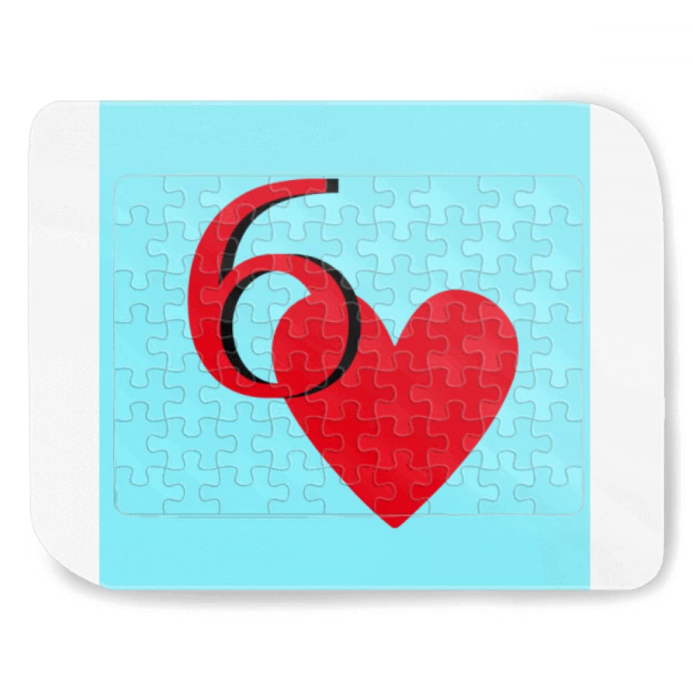 Buy N/A Love Heart 6 Poker Puzzle Frame Jigsaw Game Accessory