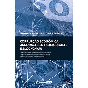 Capa do livro Corrupção Econômica, Accountability Sociodigital E Blockchain - 2021