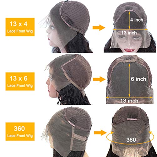 Perruque avant de lacet bouclée et résistante à la chaleur couleur naturelle