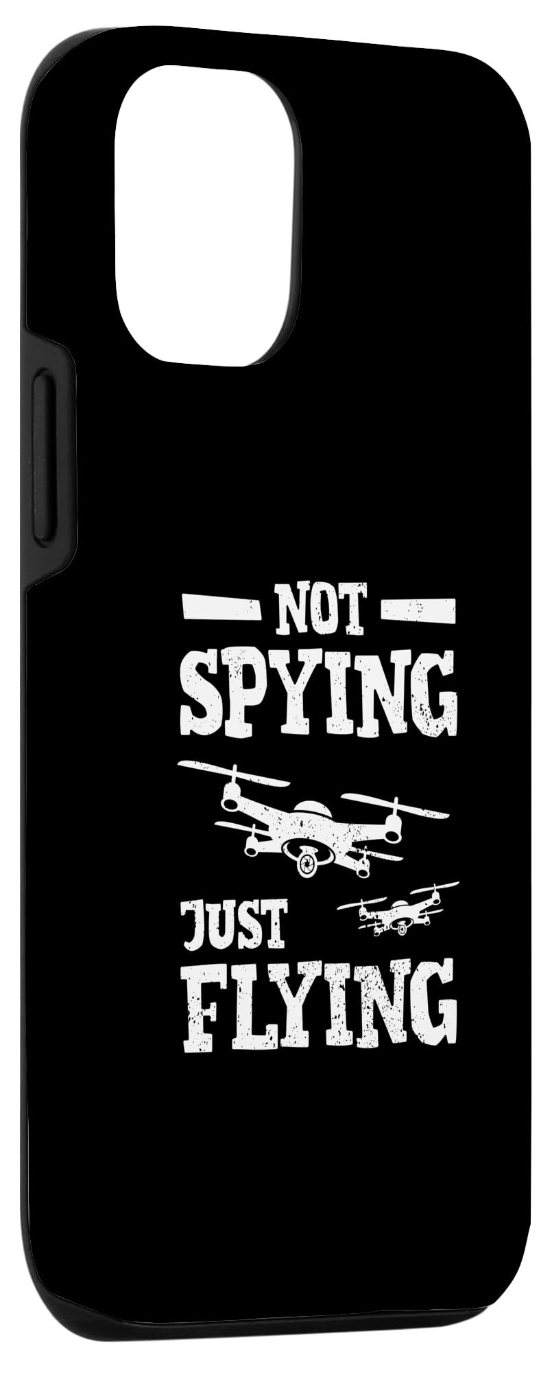 iPhone 12/12 Pro funny detective espionage secret agent spy enemies drone Case - Image 3
