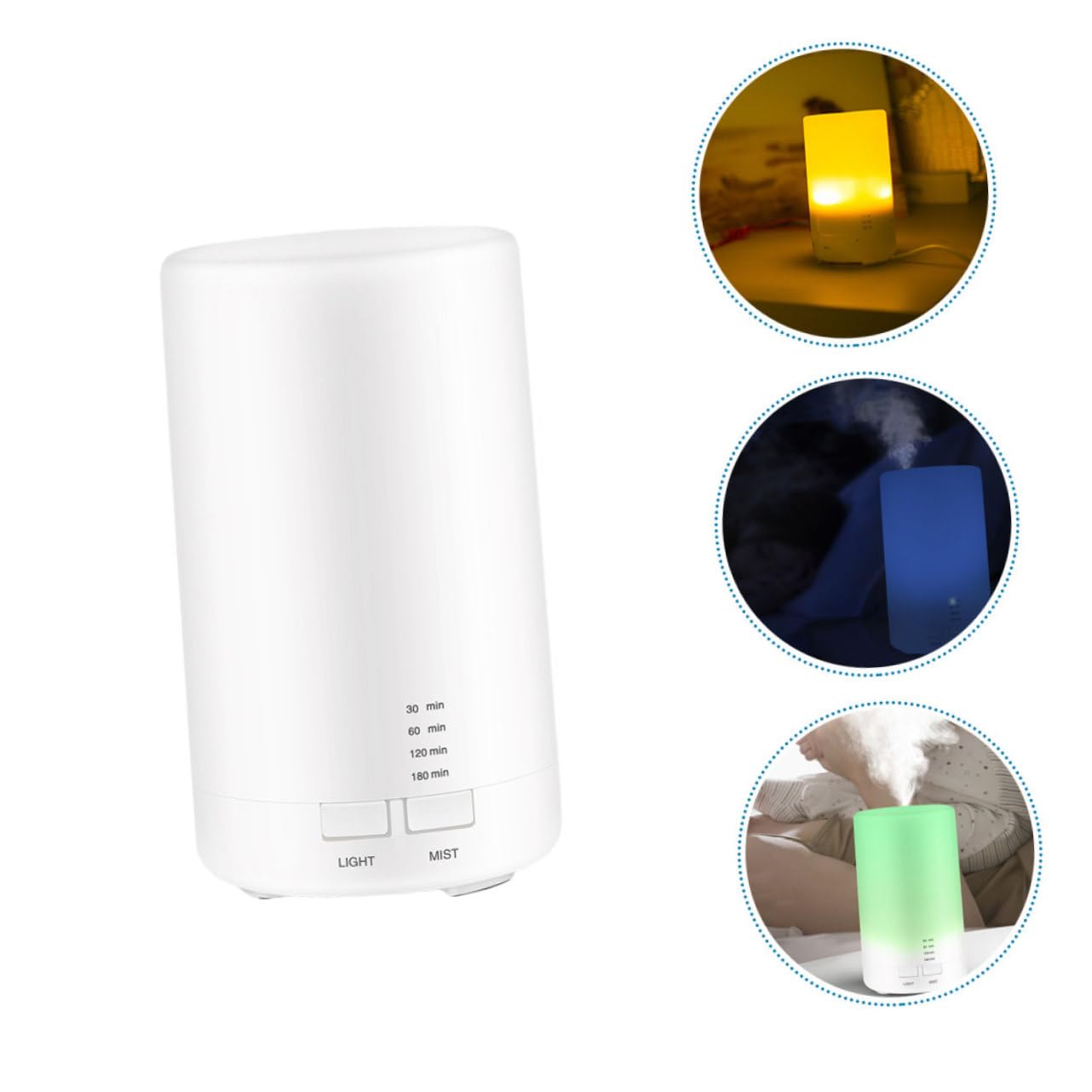 Difusor De Aroma Hogar 70 Ml USB Silencioso Multicolor, Humidificador De Aromaterapia Compacto 5v, Adecuado para Oficina y Relajación