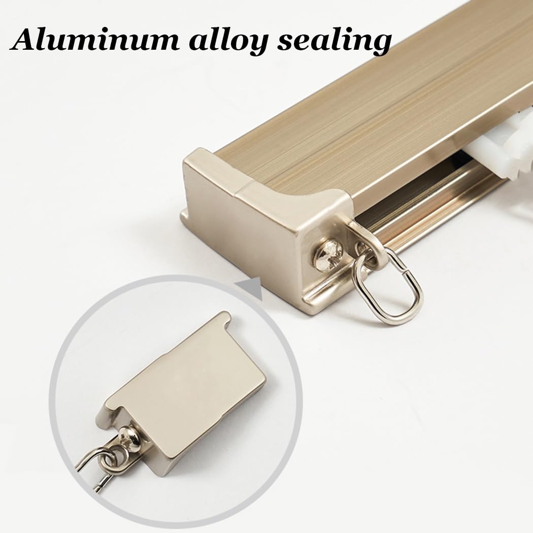 Riel de techo flexible de 19.7 pies para sistema de riel deslizante flexible para montaje en pared y techo, riel ajustable de 600 cm (blanco 80 cm)