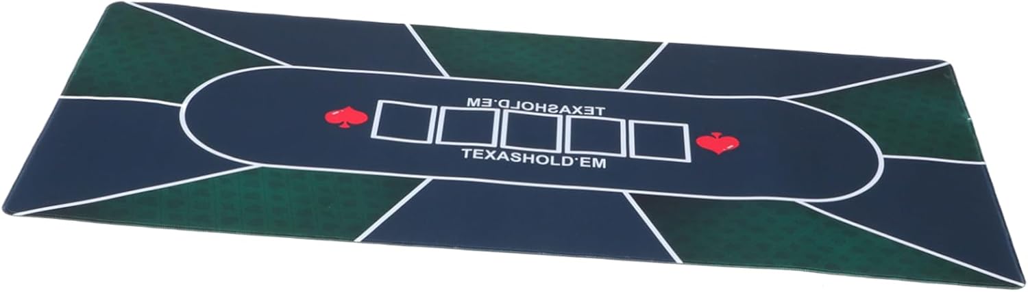 Rubber Poker Table Mat Rectangle Board Game Table Cover for Hotel Family Restaurant