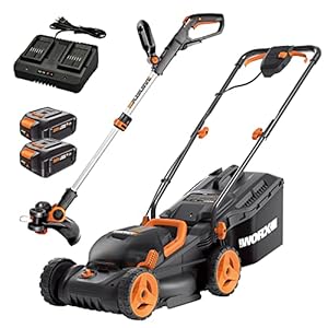 Worx 20V GT 3.0 + 40V Cordless Lawn Mower (Batteries & Charger Included)