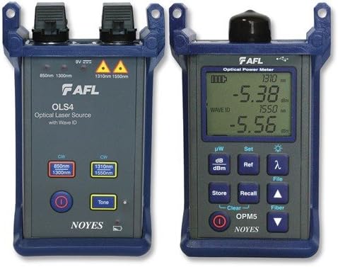 AFL SMLP5-5 SC SM/MM Fiber Optic Test Kit w/Data Storage