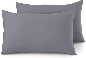 Sapphire collection 100% Egyptian Cotton 300 Thread Count Pair of Pillowcase, Grey