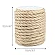 10MM Dicker Garten Bindfäden, 15M Hanfseil Garten Kordel, Dekokordel Schnur für Handwerk, Cat Scratch Post, Bündelung