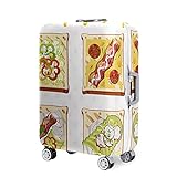 Hearda Horneado de Pan 3D Funda Maleta Elástica,Funda para Maletas 18-32 Pulgadas,Cubierta de Equipaje Lavable y Reutilizable, Anti-Rasguños Anti Polvo Viajar Protectora (Tomate,L (26-28 Pulgadas))