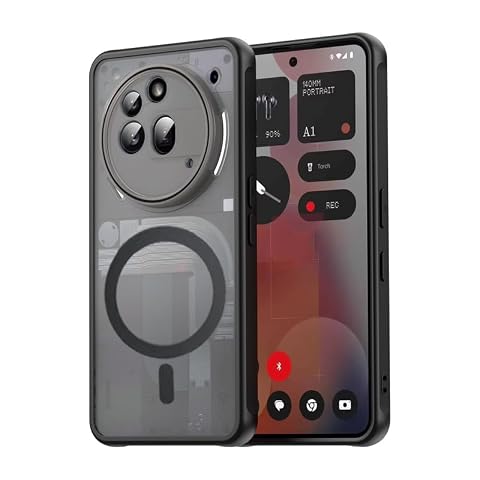 BEEJTUNY Etui na telefon komórkowy Nothing Phone 3a Pro z magnesem, etui magnetyczne, odporne na uderzenia etui ochronne, pasuje do uchwytu samochodowego, matowe, antypoślizgowe etui. CX