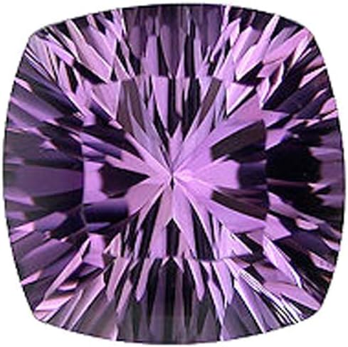 Instagem 1.24-1.40 Cts of 7 mm Cushion Concave African Amethyst (1 pc) Loose Gemstone