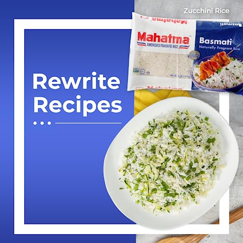 Image of Mahatma Basmati Rice, Fragrant Indian Rice, 5-Pound Bag | Aromatic rice for stovetop or microwave, quick and easy to cook, gluten-free, vegan, kosher, non-GMO, bulk bag