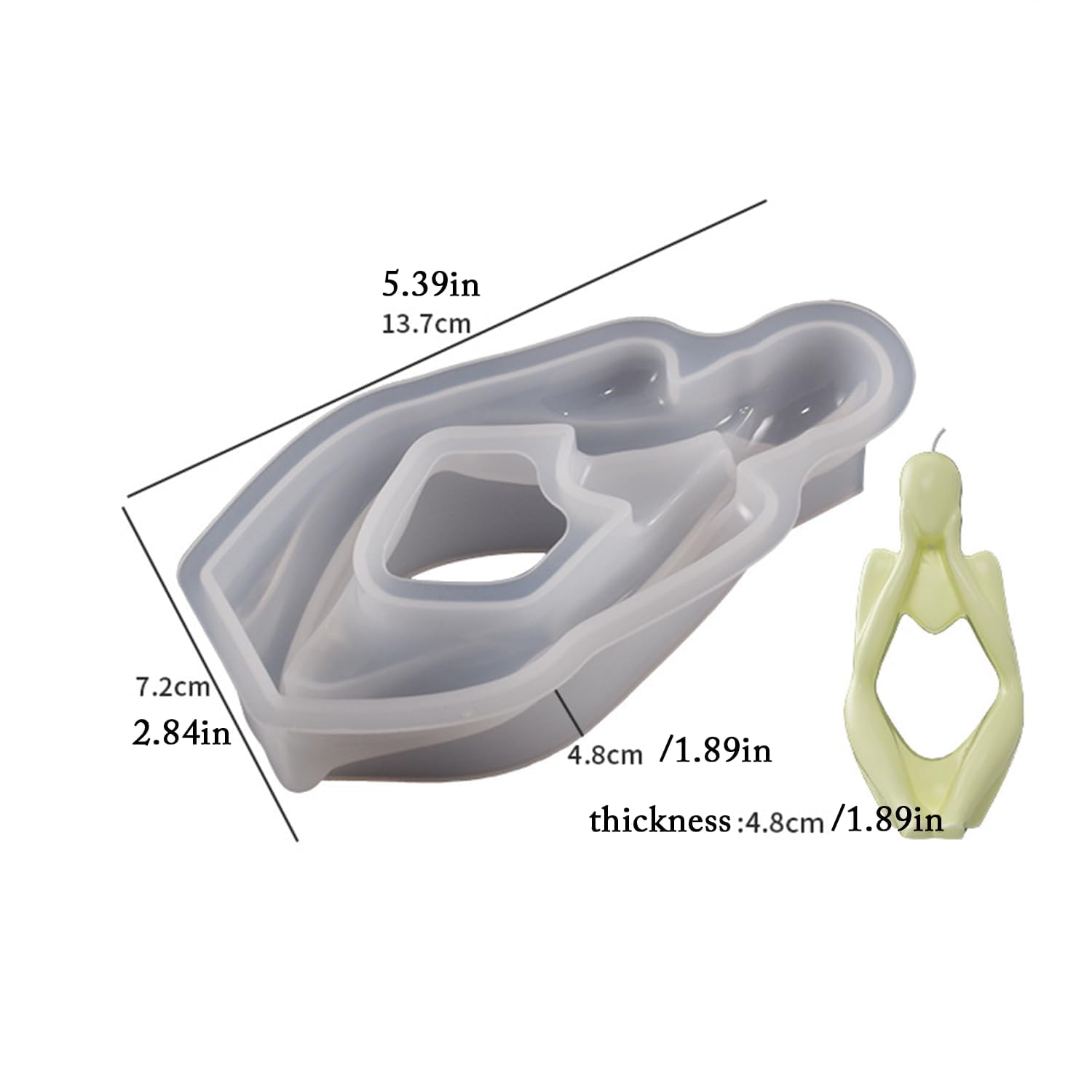 Kit De 3 Moules En Silicone Pour Résine - Vase, Bougeoir & Plateau - Réutilisables, Pour Créations DIY Déco