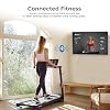 Sunny Health & Fitness Interactive Slim Folding Treadmill for Home, Running or Walking with Quiet Brushless, Shock Absorption, Free SunnyFit App Bluetooth Connection, Optional 12 Level Auto Incline