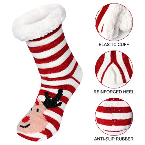 Image of FYC Women Socks Winter - Gifts for Women - Warm Thick Soft Wool Socks Christmas Gifts Socks Cozy Crew Socks