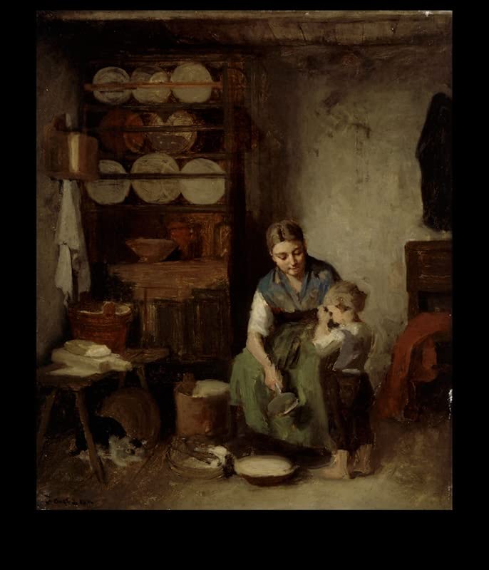 Portrait d'art Karl Emanuel Jansson impression sur toile de qualité musée 60x90